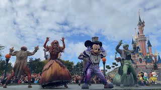 4K Mickey’s Halloween Celebration  Disneyland Paris Multicam [upl. by Kamaria897]