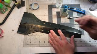 Testors 148 Scale SR71 Build Part 1 [upl. by Acirret]