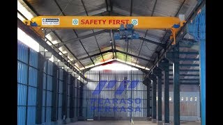 Hoist Crane Pabrik Gudang pekerjaan Mulai dari Renovasi konstruksi Gedung hingga fabrikasi Hoist [upl. by Donna603]