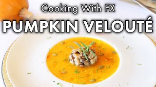 Spiced Pumpkin Velouté herbs and truffle oil [upl. by Wenda171]