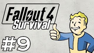 Lets Play Fallout 4  SURVIVAL  NO FAST TRAVEL  Part 9  Water Purifier [upl. by Atikan]