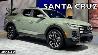 2025 Hyundai Santa Cruz Facelift First Look Impressions Whats New  Allcarnews [upl. by Mecke]