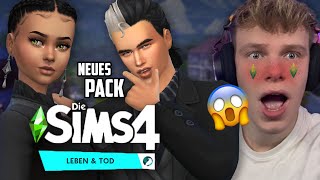 Ich spiele das NEUE SIMS 4 PACK 😰 Die Sims 4 Leben amp Tod CAS 13  nytralon [upl. by Nevag217]