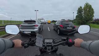 Meu primeiro Motovlog  Aprendendo a pilotar em Portugal [upl. by Nadia]