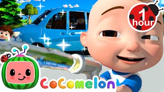 Lets Wash The Car  COCOMELON  Moonbug Kids  Art for Kids 🖌️ [upl. by Nylyaj320]