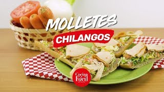 Molletes chilangos  Cocina Fácil [upl. by Zampino]