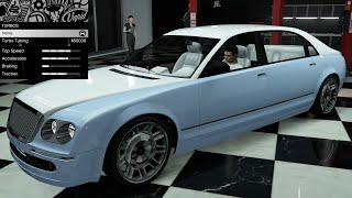 GTA 5  Past DLC Vehicle Customization  Enus Cognoscenti Bentley Flying Spur [upl. by Caves376]