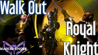 Royal Knight Walk Out  The Masked Singer USA Season 12 Ep 7 [upl. by Acceb]