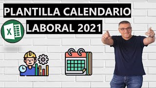 Plantilla de calendario laboral 2021 en Excel [upl. by Enyala]