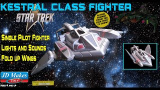 Peregrine Type Kestrel Class Star Trek Fighter Commercial actionfigure startrek shorts [upl. by Llerrah344]