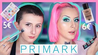 MAQUILLAGE PRIMARK À PARTIR DE 1€50   Crash Test avec ma soeur [upl. by Nytsirk]