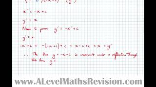 Finding General Invariant Lines Under Matrix Transformations Yr1 Further Pure Core [upl. by Atinot]