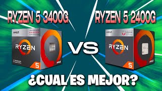 RYZEN 5 3400G VS RYZEN 5 2400G  CUAL ES MEJOR [upl. by Gebler875]