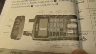 Unboxing Uniden Bearcat UBC125XLT handheld Scanner 4jan17 [upl. by Adnawaj]