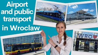 Airport and public transport in Wroclaw [upl. by Merta]