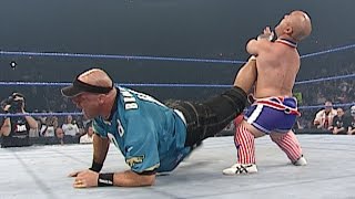 Mini Kurt Angle turns the tables on Kurt Angle SmackDown Oct 16 2003 [upl. by Sadiras]