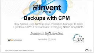 AWS reInvent 2016 Aptean amp AWS Marketplace storage solutions for production environments STG217 [upl. by Salomon]