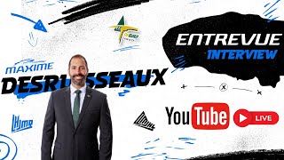 QMJHL Youtube Live  with Maxime Desruisseaux ValDOr Foreurs [upl. by Ydualc]