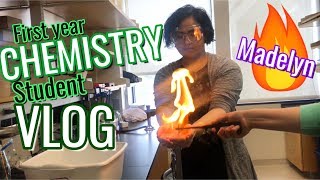 A Day in the Life of a Chemistry Student  First Year Chemistry Vlog  Women in STEM fields [upl. by Otrebcire]