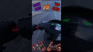 Benelli RCX 185 vs Sym VF 185 ZenR Sym Benelli [upl. by Spalla704]