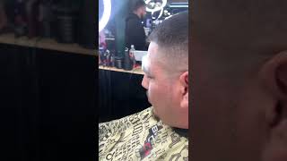 Barbershop Prank Barber comedy Barberprank Shopvibes [upl. by Dett]