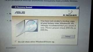 Przywracanie Ustawień Fabrycznych Windows 7 Naprawa Laptopa ASUS X70AB  ForumWiedzy [upl. by Forster]