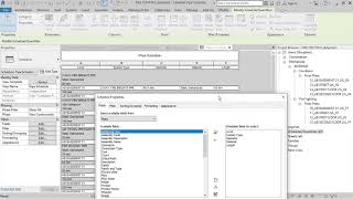 HOW TO CREATE BIM MODEL SCHEDULES AND PIPES QUANTITYS PIPES LENGTH REVIT IN ENGLISH [upl. by Renrew460]