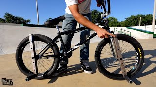 We Made Adjustable Pegs For A BMX Bike [upl. by Esilrahc]