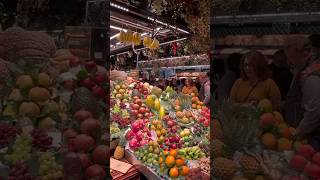 la Boqueria MarketLots of smells tastes and touristsBarcelona laboqueria [upl. by Alieka171]