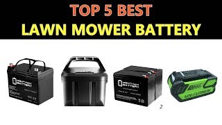 Best Lawn Mower Battery  2020 [upl. by De Witt]