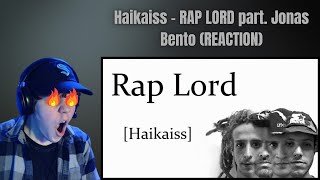 GRINGO REACTS to Haikaiss  RAP LORD part Jonas Bento [upl. by Kenweigh546]