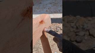 How application of wood filler is done carpentry craftsmanship [upl. by Nosnej198]