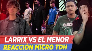 LARRIX VS EL MENOR 😱REACCION MICRO TDH AIRON Y GAVYRIA GRAN FINAL FMS INTERNACIONAL 🔥 ¿ERA DIRECTA [upl. by Ardnekan]