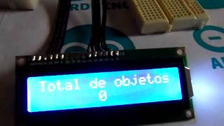 Contador de objetos utilizando Arduino Objects Counter with Arduino [upl. by Ttoile]