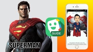 Tutorial for Bitmoji How to create avatars Superman [upl. by Abelard580]