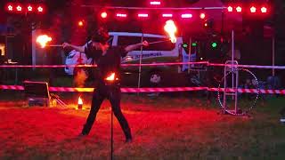 Lichterfest mit Feuershow im kropenstedt Germany 🇩🇪 2024 germany highlights happy youtube [upl. by Dhumma]