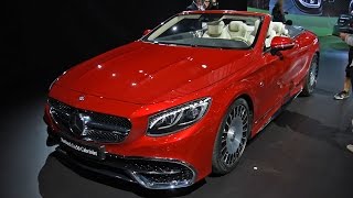 2017 MercedesMaybach S650 Cabriolet First Look  2016 LA Auto Show [upl. by Idou]