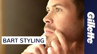 Bartstyling und Konturen Definieren mit dem Gillette STYLER [upl. by Dnomhcir]