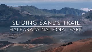 Hiking the Haleakala Crater in Haleakala National Park  Maui Hawaii [upl. by Ginzburg]