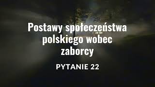 Postawy społeczeństwa polskiego wobec zaborcy  Dziady cz 3 Matura ustna 2025 [upl. by Nataline]