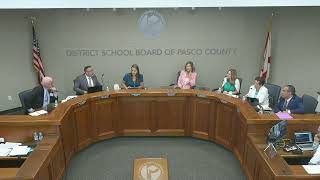 Pasco County School Board Meeting June 11 2024 [upl. by Tenner]