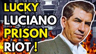 LUCKY LUCIANO involved in PRISON RIOT  Charlie Luciano story you’ve NEVER HEARD before [upl. by Ennoid]