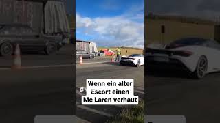 Treffen der Generationen 14 Mile Battle MC Laren VS Escort Turbo efrgermany [upl. by Carling]