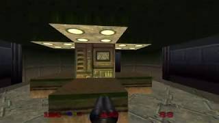 DOOM 64 HD Level 5 Tech Center Exit [upl. by Ayatan]