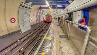 London Underground Northern Line at Embankment Station  Announcement Mind the Gap [upl. by Anerbes]