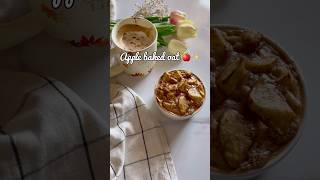 Apple baked oat 🍎bakedoats highproteinbreakfast bakedoatmeal oatsrecipe healthybreakfast [upl. by Averell]