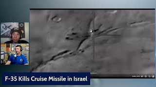 Israeli F35 Shoots Down Cruise Missile [upl. by Yortal810]