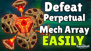 Perpetual Mechanical Array BOSS SOLO GUIDE  Genshin Impact [upl. by Atinej567]