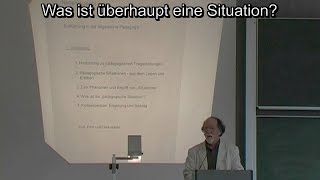 Einführung in die Pädagogik Die pädagogische Situation Vorlesung 1 Prof Huppertz [upl. by Ettenotna]