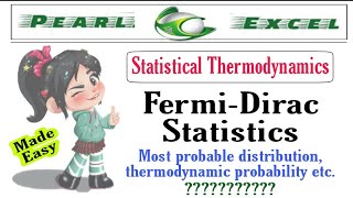 Easy way to understand quotFermiDirac Statisticsquot [upl. by Byrne]